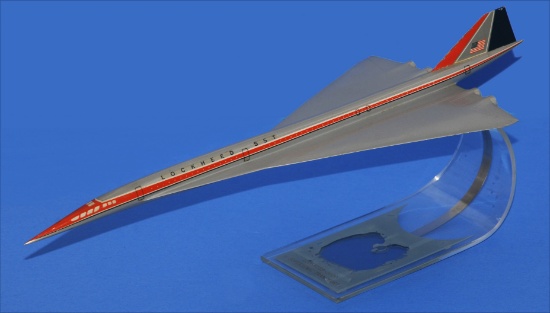 Factory Model of the Lockheed SST Super-Sonic Transport (EDN)