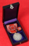 Cased Imperial WWII Japanese Red Cross Medal (DDT)