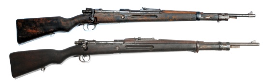 Two WWII Used Chinese 8mm Mauser Bolt-Action Rifles - FFL #304 & NSN (ALP 1)