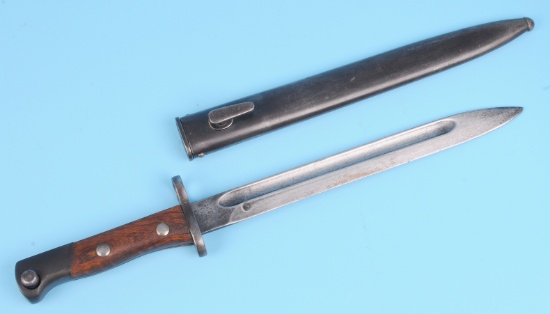 Very scarce Siamese Mauser Bayonet and Scabbard (ENV)