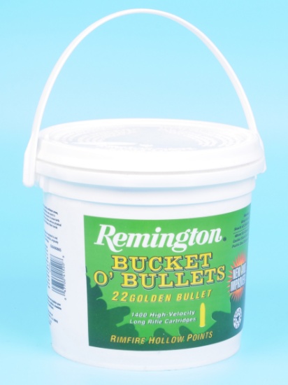 1400 Rounds of 22 LR Remington "Bucket O' Bullets" Ammunition  (RHA)