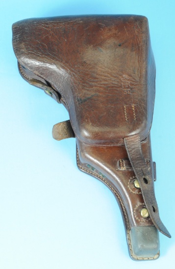 RARE Danish WWI-II Bergmann-Bayard Model 1910/21 Pistol high-quality Leather Holster (RBX 1)