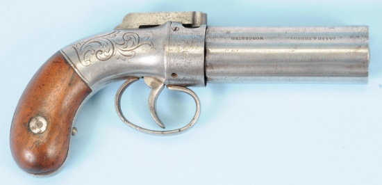 Allen & Thuer Model 1845 .31 Caliber Revolving Pepperbox Pistol - no FFL need (KEN 1)