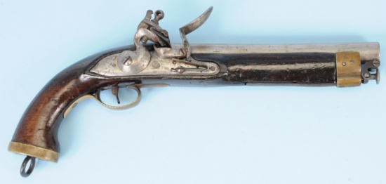 European Manufactured, Moslem Contract .70 Caliber Flintlock Trade Pistol - no FFL Needed (KEN 1)
