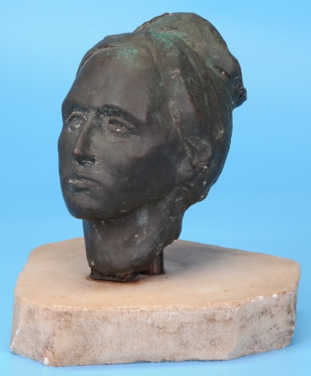 Roman Style Bronze Woman's Head (KEN)