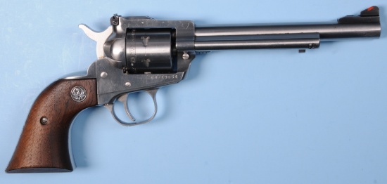 Stainless-steel Ruger New Model Single-Six .22 Magnum Single-Action Revolver - FFL #260-19854 (SWX1)