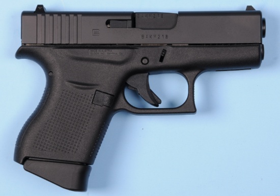 Glock Model 43 9mm Semi-Automatic Pistol - FFL #BAKM213 (JGD 1)