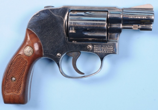 Nickel Smith & Wesson Model 42 .38 Special Double-Action Revolver - FFL # J925821 (LAD 1)