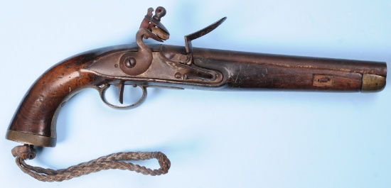 Unmarked Contract .70 Caliber Flintlock Pistol - no FFL needed  (KEN 1)