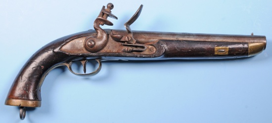 Belgian  Contract .70 Caliber Flintlock Pistol - no FFL needed (KEN 1)