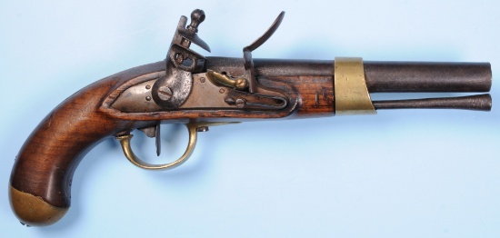 1812-dated French AN XIII Cavalry Flintlock Pistol - no FFL needed (KEN 1)