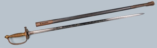 Scarce US Civil War NCO Sword by Emerson & Silver(KEN)