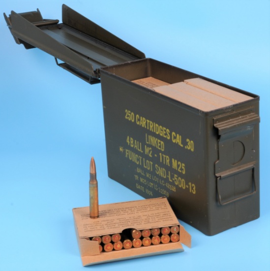 US Military Lake City 250-Round 30/06 M2 Ammunition (SJM)