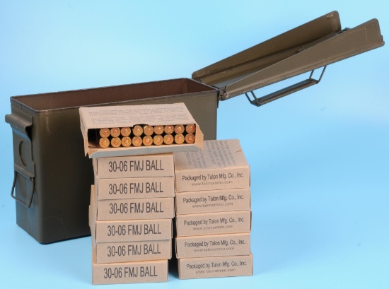 US Military Lake City 250-Round 30/06 M2 Ammunition  (SJM)