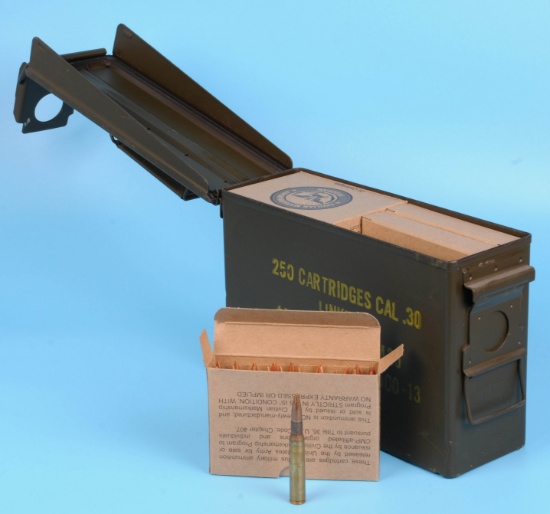 US Military Lake City 250-Round 30/06 M2 Ammunition  (SJM)