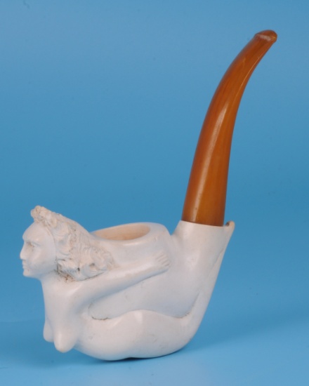 Politically Incorrect Meerschaum Pipe of Captain Joseph Hall of lot 233 (DRH)
