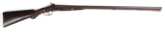 Antique Saxon 12 Ga Double-Barrel Percussion Shotgun - no FFL needed (KEN 1)