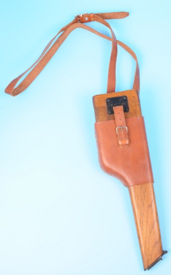 Chinese Military Inglis Contract Hi Power Shoulder Stock/Holster & Shoulder Strap (ENV)