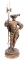 Bronze Finish Spelter Swiss Pikeman Soldier (KEN)