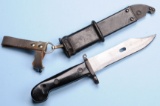 East German Military Issue AK-47 Wire-Cutter Bayonet (SRW)