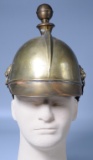 European Brass WWI era Pickelhaube Fire Helmet (KEN)