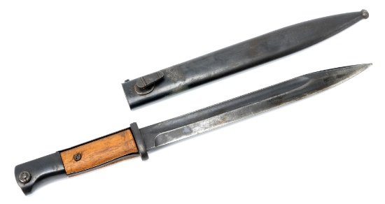 German Military WWII era 98k Mauser Rifle Bayonet (A)