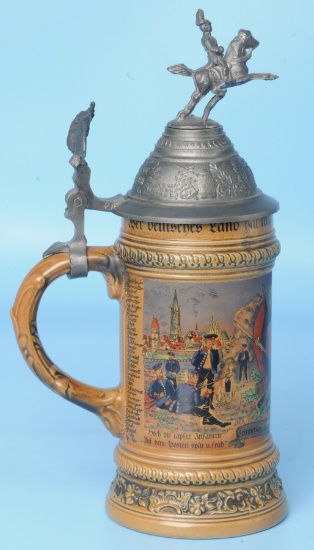 German WWI Style Cavalry Regiment Beer Stein(KEN)