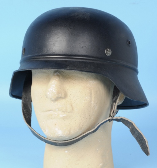 German Luftschutz WWII era Beaded M34 Helmet (A)