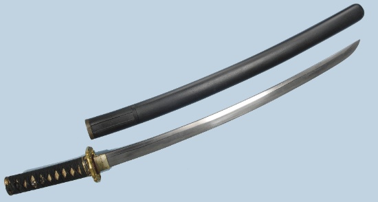 Early Hand-Forged Imperial Japanese WWII era Samurai Wakizashi Sword (A)