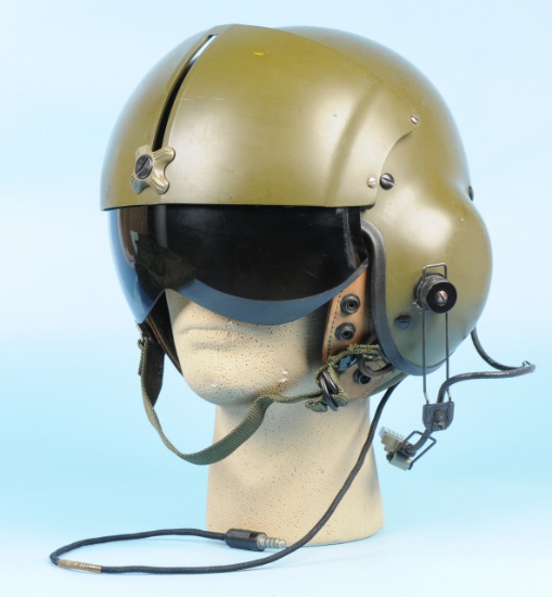 US Military Vietnam War era APH-5 Helicopter Flight Helmet (SJZ)