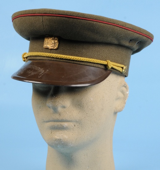 Czechoslovakian Army Officer Visor Hat (RS)