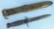 US CIA Field Training Unit Issue, US M7 Bayonet and Scabbard (RS)