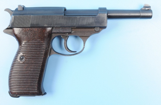 Nazi German World War II Era AC44 9x19 Walther P-38 Semi Automatic Pistol FFL Required 7258h (JAB1)