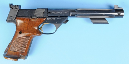 High Standard Model 106 Military Semi-Automatic 22LR Pistol: + Box and Acessories FFL:1634228 (PSA1)