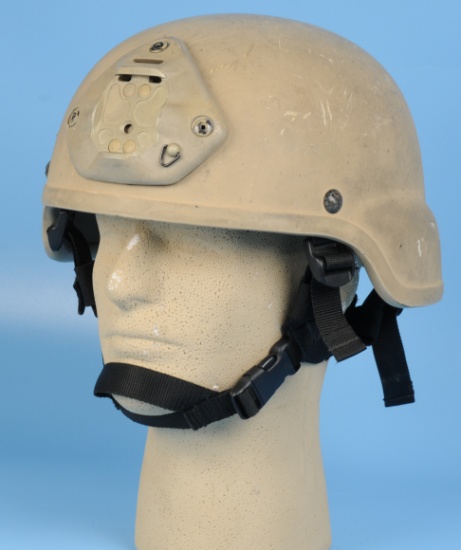 US Military MSA Kevlar Helmet Size Large With Night Vision Bracket (RS)