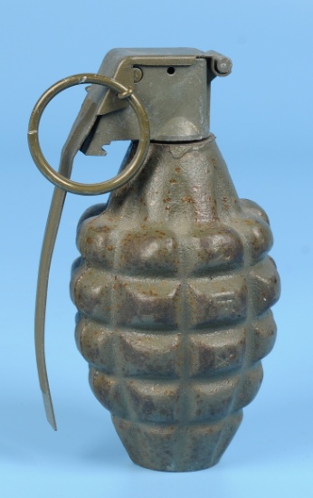 US Military World War II Era Inert Mk 2 Pineapple Grenade (RS)