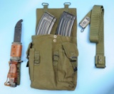 Rare Romanian Military AIMS-74 / Md. 86 5.45x39 Bayonet, Sling & Magazines (JAB)