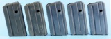 Five US Military 20 Rd M16 Magazines Colt Production (SDM)