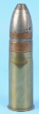 Pre World War I Imperial German Navy 37mm Maxim Automatic Cannon Round Inert (LCC)