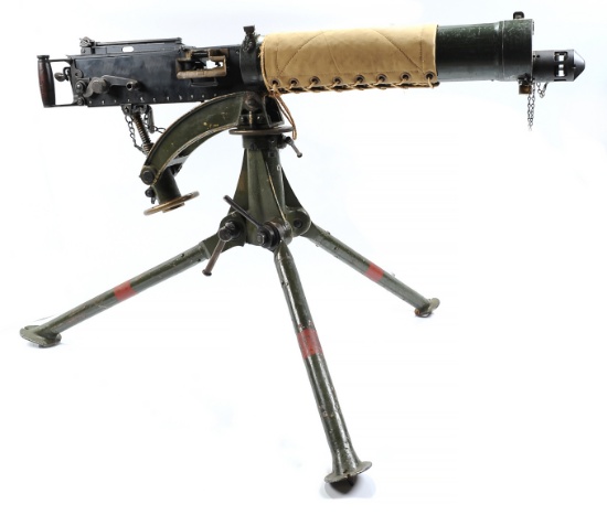 British World War II Vickers Dummy Machine Gun with Tripod & Transit Chest No FFL Required (RDB1)