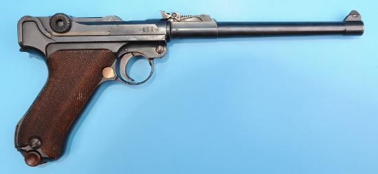 German WWI Vintage DWM Production P08 Artillery Luger Semi-Automatic 9x19 Pistol: 3576F (RBX1)