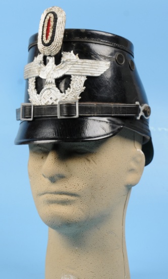 Nazi German World War II Police Shako (A)