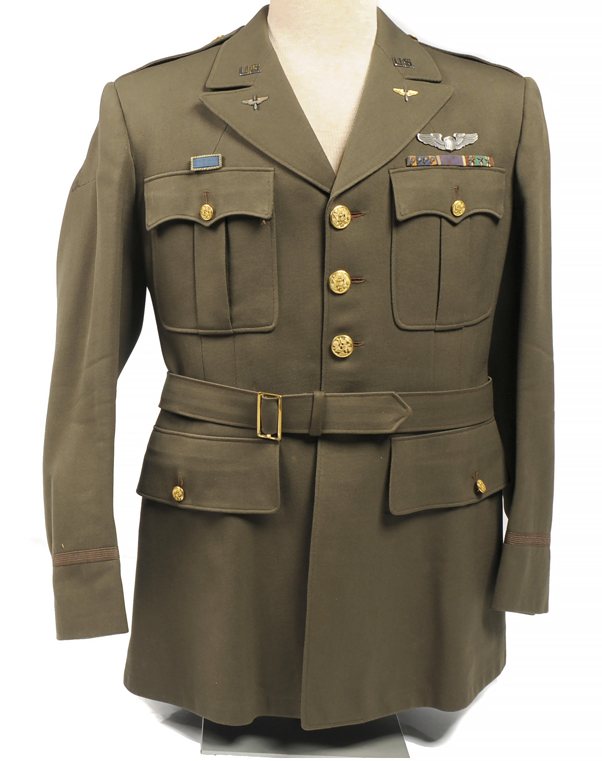US Army Air Force WWII 8th AF Captain's Uniform | Proxibid