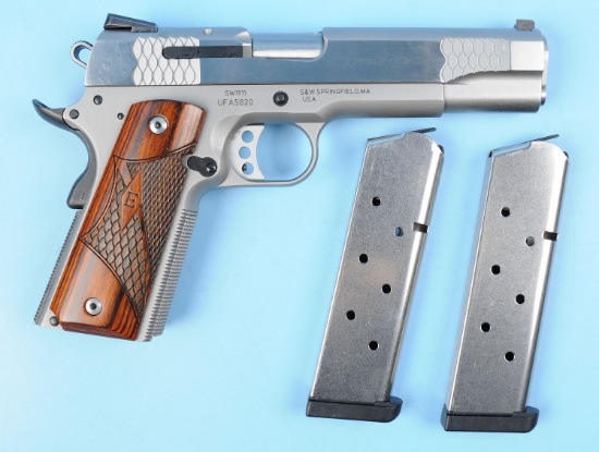 Smith & Wesson SW-1911 .45 ACP Semi-Automatic Tactical Pistol - FFL # UFA5820 (CRZ 1)