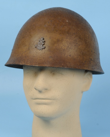 RARE Original Japanese World War II Navy Landing Force Helmet (HRT)