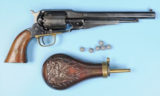 Italian Replica Remington Civil War style .44 Caliber Percussion Revolver - no FFL needed (TRF1)