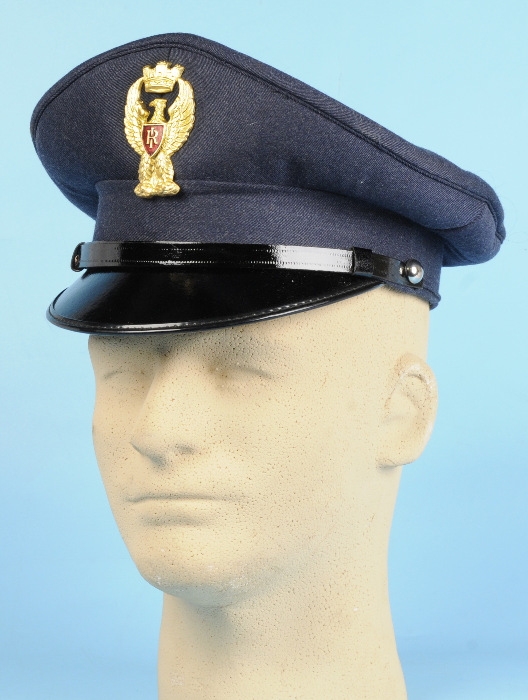 Italian Police Hat with Cap Badge (KDW) | Proxibid