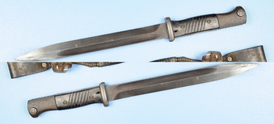 German World War II K98 Mauser Bayonet & Frog (CSK)