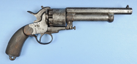 Civil War Confederate LeMat 2nd Pattern "Grapeshot" Revolver, .42 Cal / 18 Ga, Antique #1686 (CSK1)