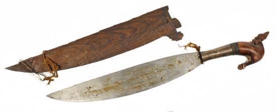 Antique Tribal Philippine Islands Moro Barong Eged Weapon (HKR)